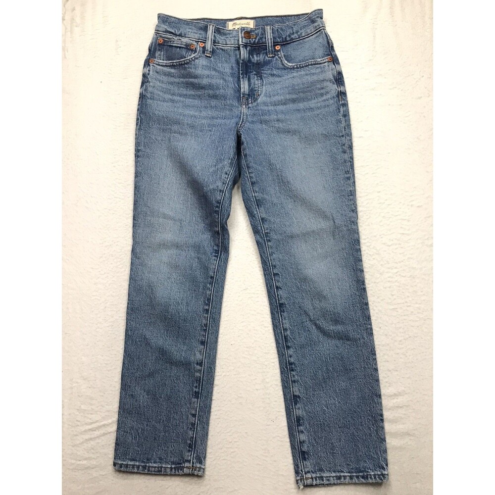 MADEWELL Jean Women 25P (28x25) Perfect Vintage Light Wash Whisker Stretch